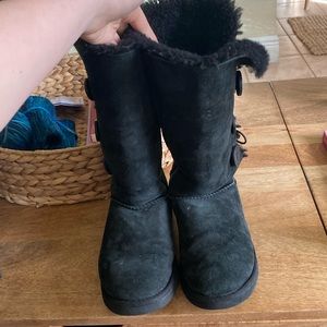 Black Sheepskin Ugg Boot